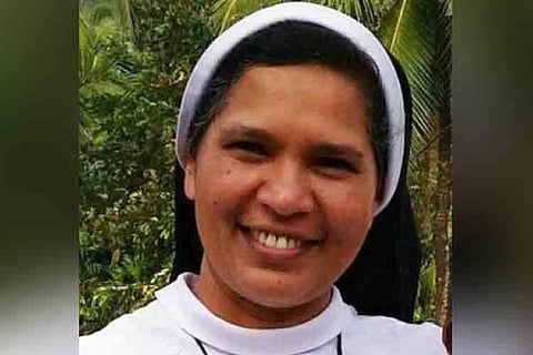 Sister Lucy potrait where she is smiling