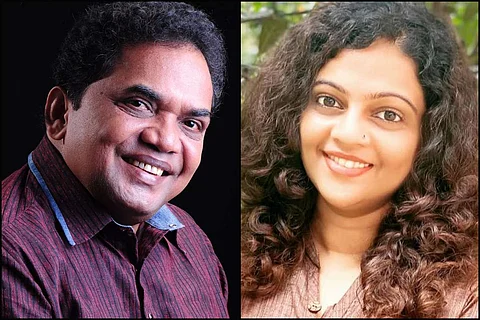 Sivaji Guruvayoor and Aswathy Sreekanth