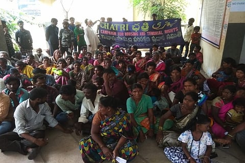‘No rehabilitation?’: Slum dwellers protest eviction from Hyd's Musi river bank