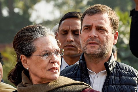 File image of Congress leaders Sonia Gandhi and Rahul Gandhi