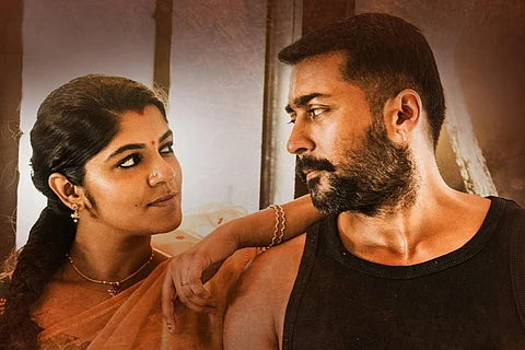 A scene from Soorarai Pottru