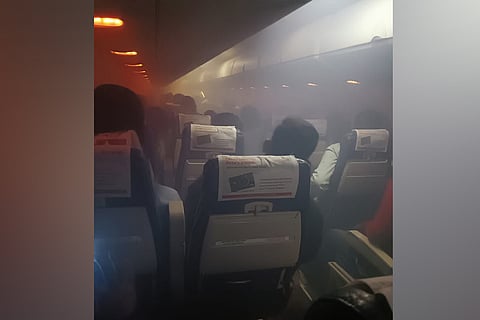 Goa-Hyderabad SPiceJet flight in which smoke was detected