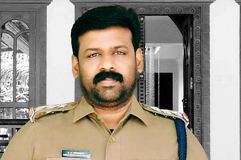 NG Sreemon in police uniform