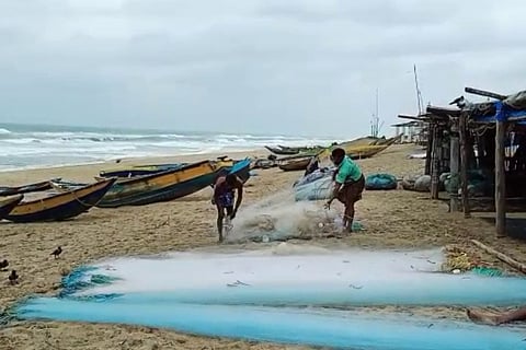 Fishermen in Srikakulam ahead of Cyclone Asani: Andhra braces for intense rains, red warning in some areas