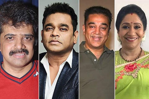 Singer Srinivas, composer AR Rahman, actor Kamal Haasan and singer Sujatha