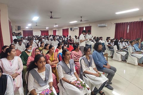 Students at the lecture