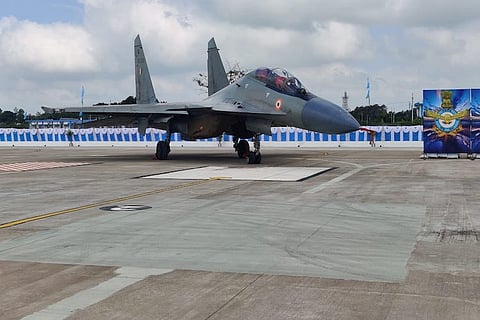 Sukhoi-30MKI jets armed with BrahMos missile inducted into Thanjavur Air Force base