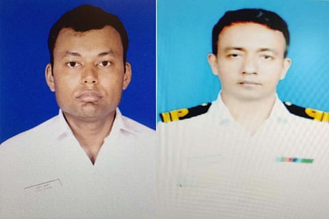Navy officers Sunil Kumar and Rajeev Jha