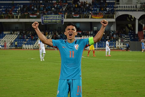 Sunil Chhetri stunner helps India win 1-0 against Kyrgyzstan