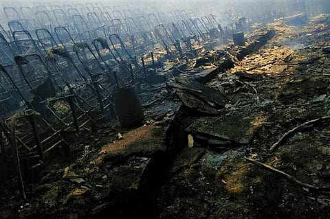 Daggubati family owned Suresh Mahal theatre burns down in Chirala a day before reopening