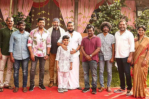 Suriya at launch of film with Arun Vijay’s son Arnav
