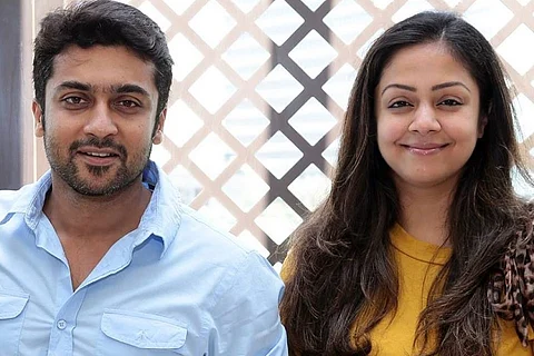 Never made him a cup of coffee but he doesn't expect me to: Couple goals from Suriya-Jyothika