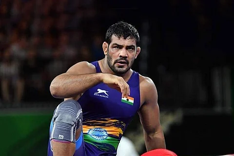 File image of two-time Olympic medallist wrestler Sushil Kumar