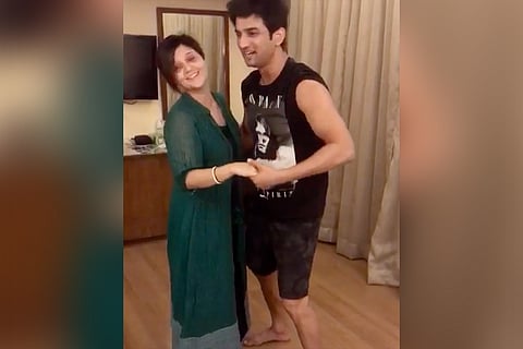 Month after Sushant's death, Rhea Chakraborty and co-star Swastika post tributes