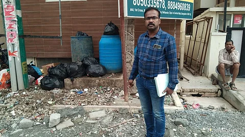 BBMP levies fine on Swiggy for dumping mixed waste on footpath