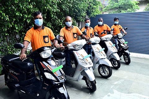 Swiggy delivery partners with EVs
