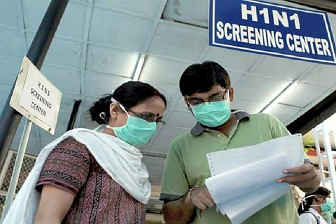 Two people at swine flu