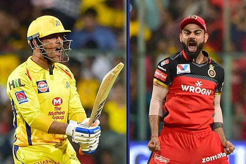 Dhoni Kohli CSK RCB