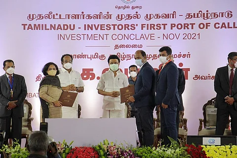 TN Investment Conclave: 59 MoUs for projects worth Rs 35k cr signed