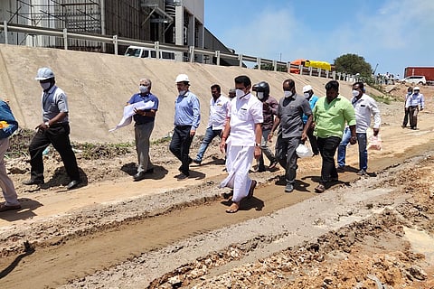 Tamil Nadu Electricity Minister Senthilbalaji at NCTPS in July