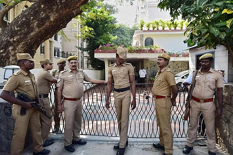 Representative image of police personnel in Tamil Nadu