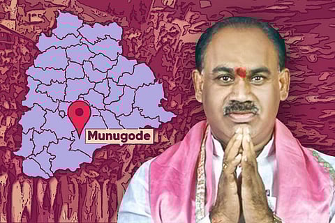 TRS's Kusukuntla Prabhakar Reddy who won Munugode bye-poll
