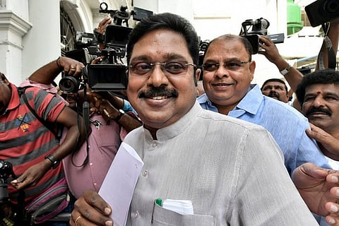 File photo of AMMK general secretary, TTV Dhinakaran