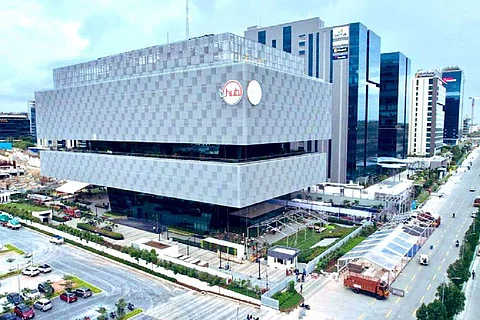 The T-Hub 2.0 building in Hyderabad that is all set to be inaugurated