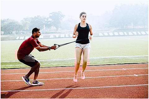 Taapsee Pannu trains