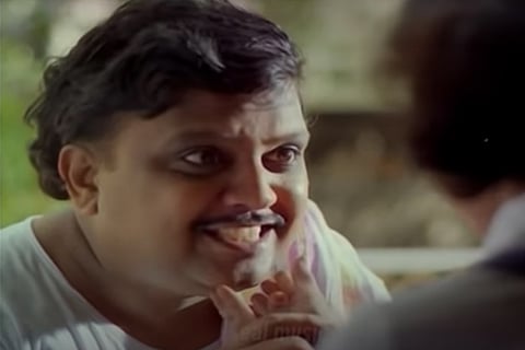 SP Balasubrahmanyan in a movie