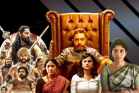 Ponniyin Selvan, Shraddha Srinath and Rohini in Witness, Sai Pallavi in Gargi and Kamal Haasan in Vikram
