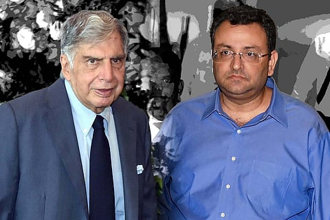 Ratan Tata and Cyrus Mistry