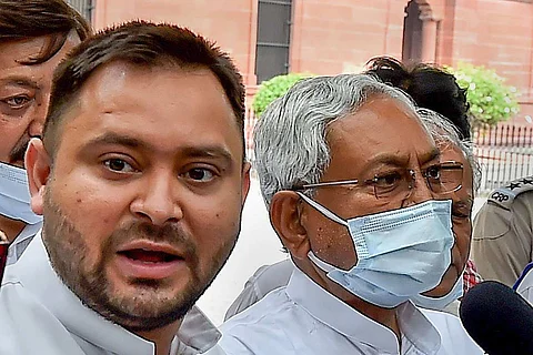 Tejashwi Yadav and Nitish Kumar
