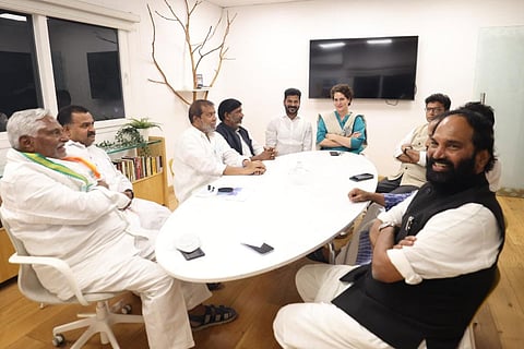 Priyanka Gandhi tries to keep Telangana flock together, bridge Reddy gap