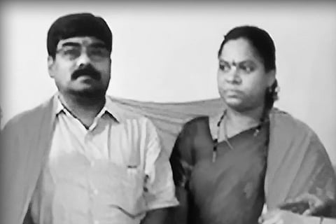 Photo of the advocate Telangana couple who were murdered