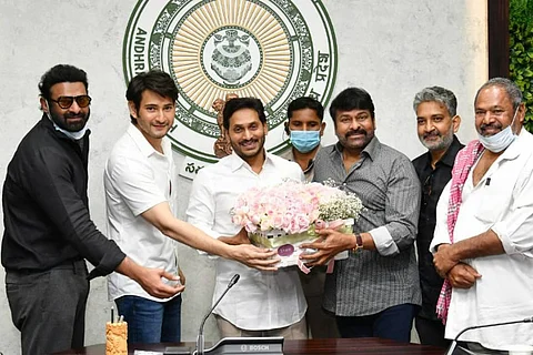 Chiranjeevi, Prabhas, Mahesh Babu and others meet Andhra CM Jagan to discuss movie ticket pricing issue