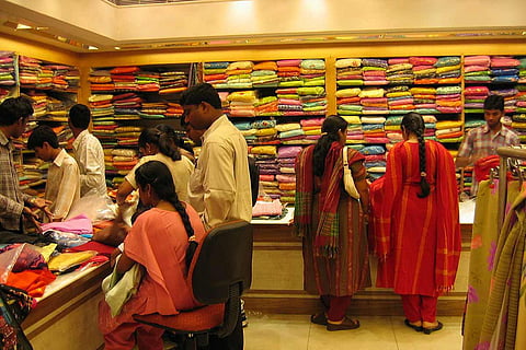 Representative image of a textile shop