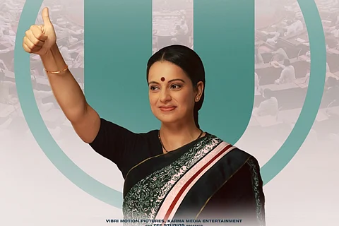 Thalaivi poster featuring Kangana Ranaut