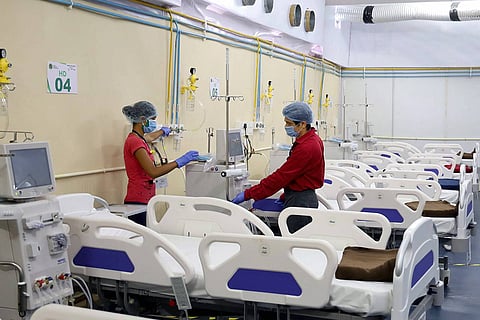 A COVID-19 hospital in Thane