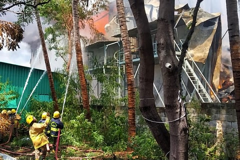 Fire in Theni spice factory, burning chilli powder hampers efforts to contain blaze