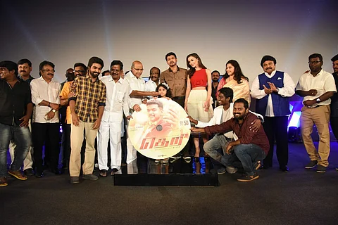 Actor Vijay delivers enthralling speech at grand audio launch of Theri