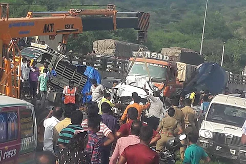 thoppur Ghat pile up