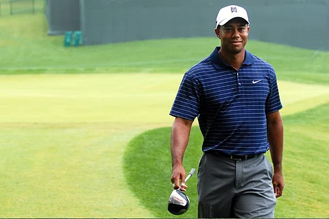 American professional golfer Tiger Woods