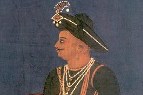 Drawing of Tipu Sultan