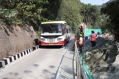 Tirumala second ghat road damaged due to landslide reopened after 40 days
