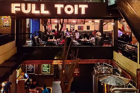 People drinking in Toit Indiranagar Bengaluru