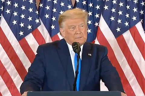 Trump election day speech