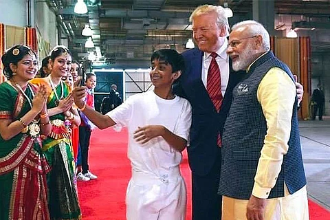 The 13-year-old boy who got a selfie with both Modi and Trump