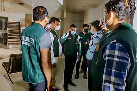 Delhi Police at Twitter India office