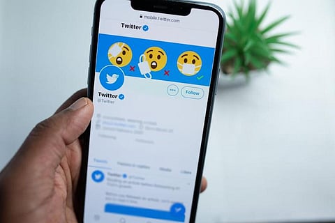 Twitter app on phone